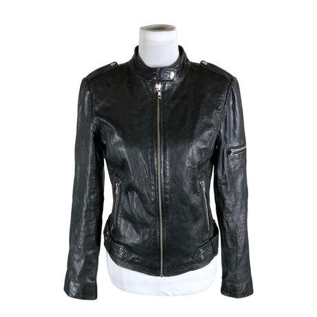 Unisex Primeboots - Leather jacket, size 40 - Black ()