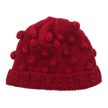 Unisex Handmade - Winter beanie, size 58 - 60 cm - Red ()