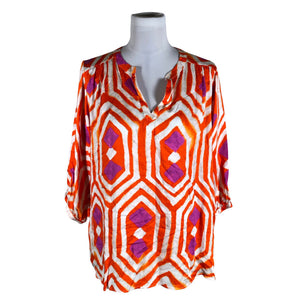 Unisex Milano Italy - Blouse, size 40 - Orange (1)