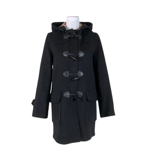 Unisex Burberry Brit - Wool coat, size 36 - Black (1)