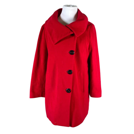 Unisex Create - Wool coat, size 46 - Red ()