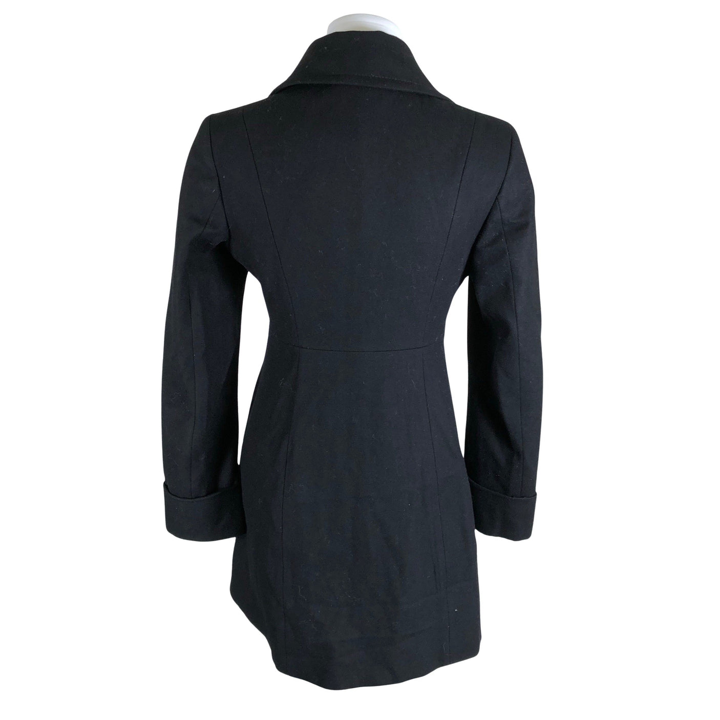 Unisex Benetton - Wool coat, size 36 - Black (2)