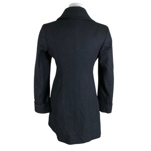 Unisex Benetton - Wool coat, size 36 - Black (2)