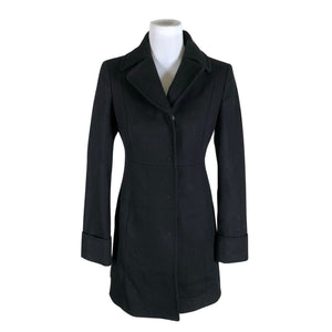 Unisex Benetton - Wool coat, size 36 - Black (1)