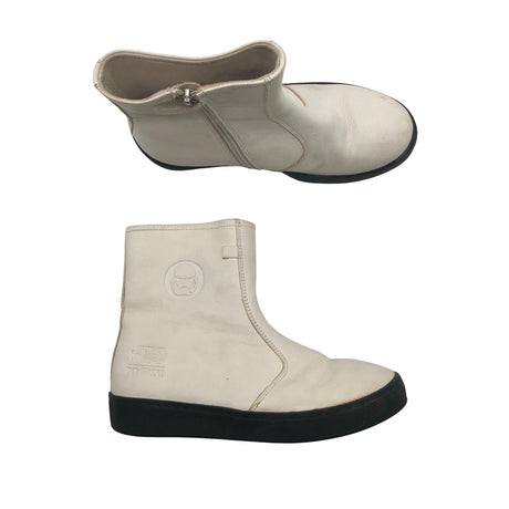 Unisex Po-Zu - Ankle boots, size 35 - White ()
