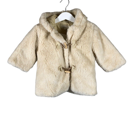 Unisex Mayoral - Faux fur coat, size 74 - 80 - Beige ()