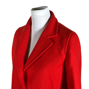 Unisex Hugo Boss - Wool coat, size 38 - Red (3)