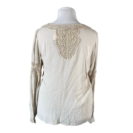 Unisex Cream - Blouse, size 42 - Beige (2)