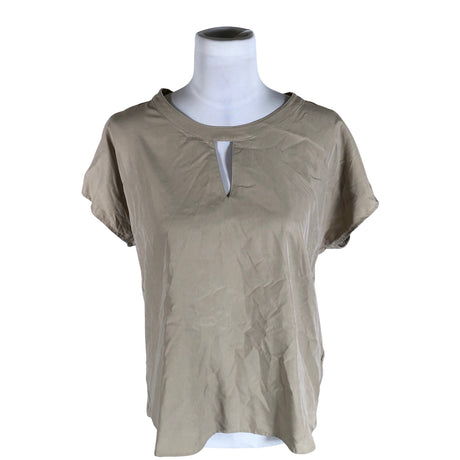 Unisex More&More - Short-sleeved blouse, size 40 - Beige ()