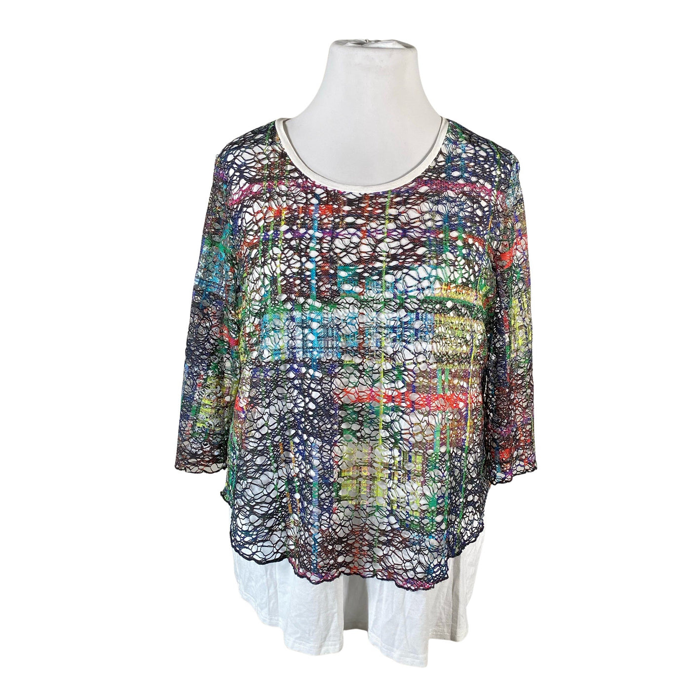 Unisex Leins' - Tricot tunic, size 44 - Blue (1)