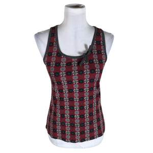 Unisex Kaffe - Tricot tank top, size 38 - Red (1)