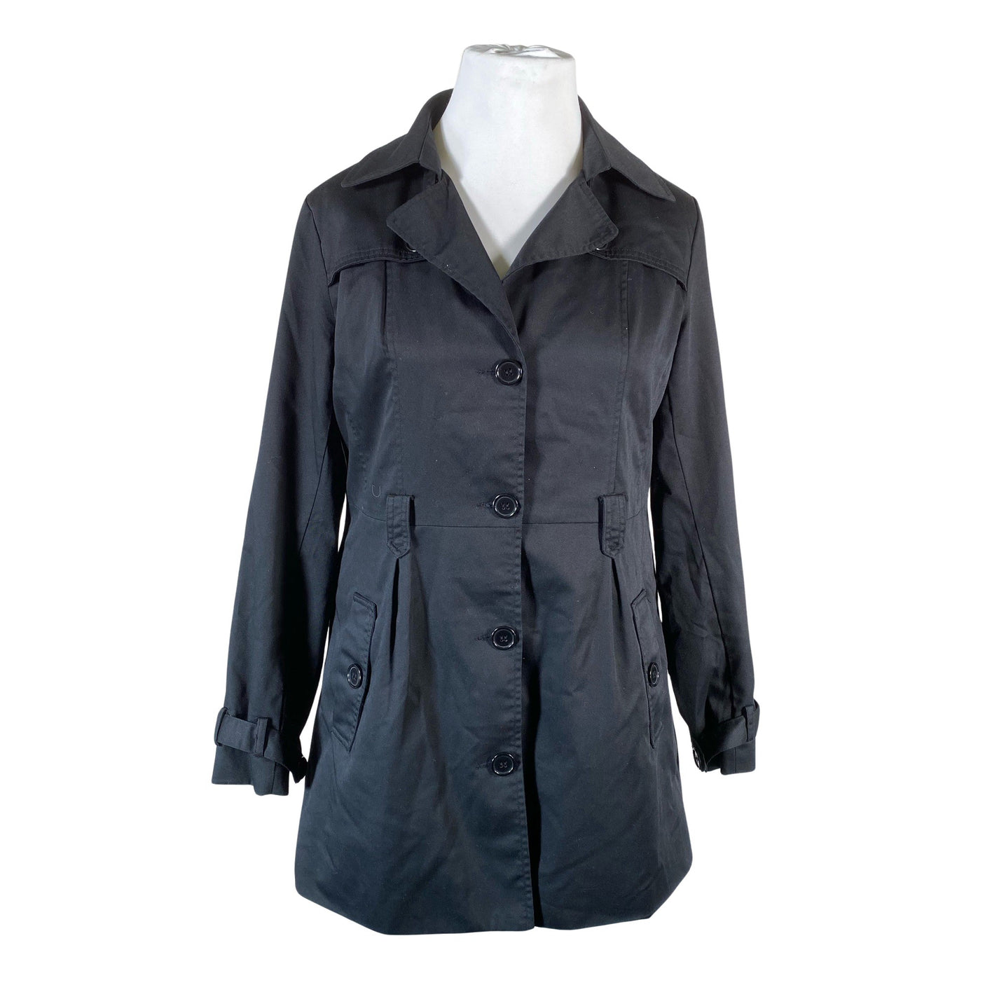 Unisex Free Quent - Trench coat, size 42 - Black (1)