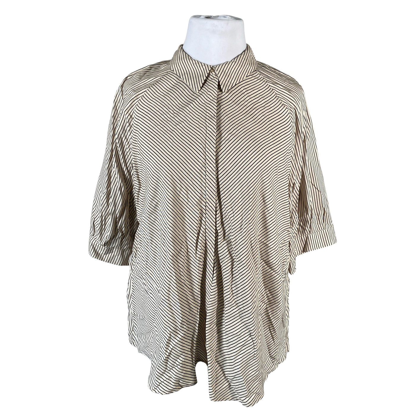 Unisex Soyaconcept - Short-sleeved blouse, size 44 - Beige (1)