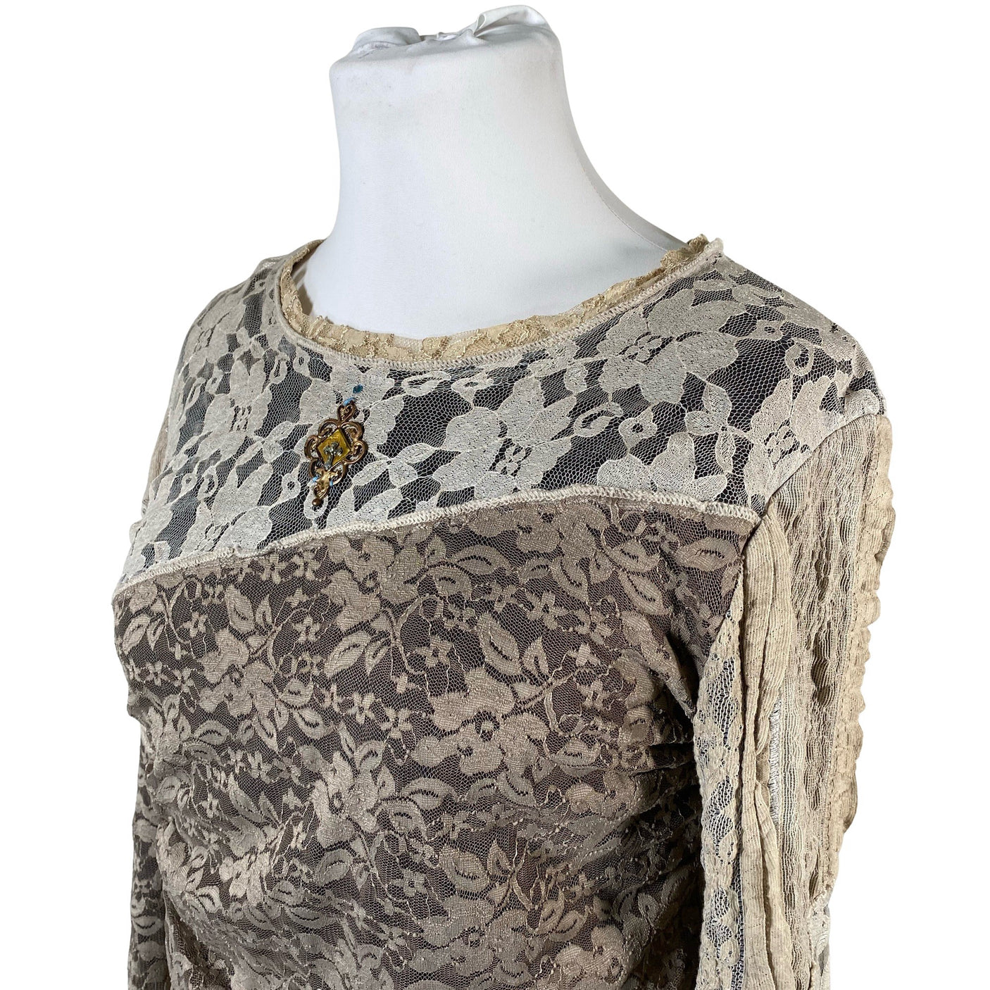 Unisex Elisa Cavaletti - Tricot dress, size 42 - Beige (2)