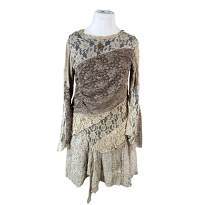 Unisex Elisa Cavaletti - Tricot dress, size 42 - Beige (1)
