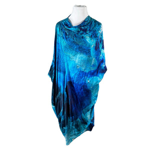 Unisex Marita Huurinainen - Schiffon dress, size 44 - Blue (1)