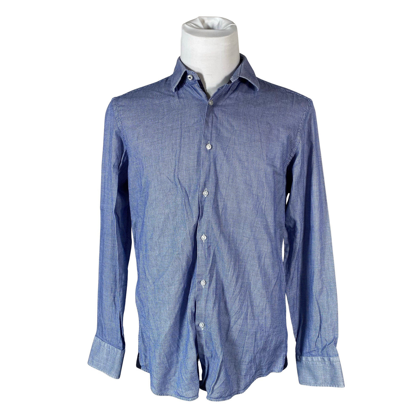 Unisex Hugo Boss - Collared shirt, size L - Blue (1)