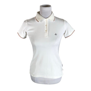Unisex Cross - Sports shirt, short sleeve, size 34 - White (1)