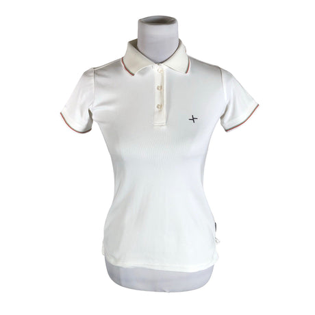 Unisex Cross - Sports shirt, short sleeve, size 34 - White ()