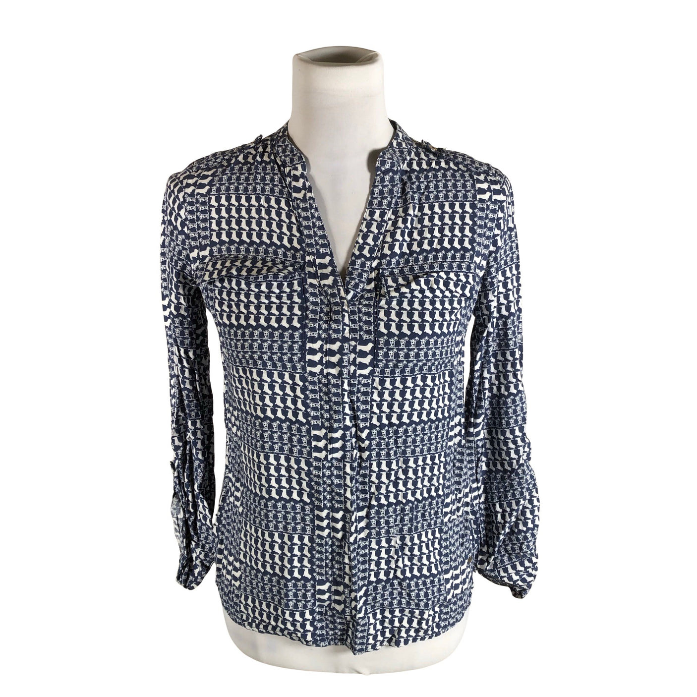 Unisex Tommy Hilfiger - Blouse, size 34 - Blue (1)