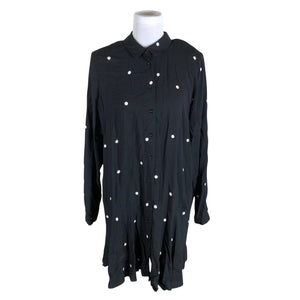 Unisex Nanso - Schiffon dress, size 40 - Black (1)