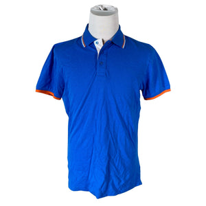 Unisex Cotton & Silk - Polo shirt, size XL - Blue (1)