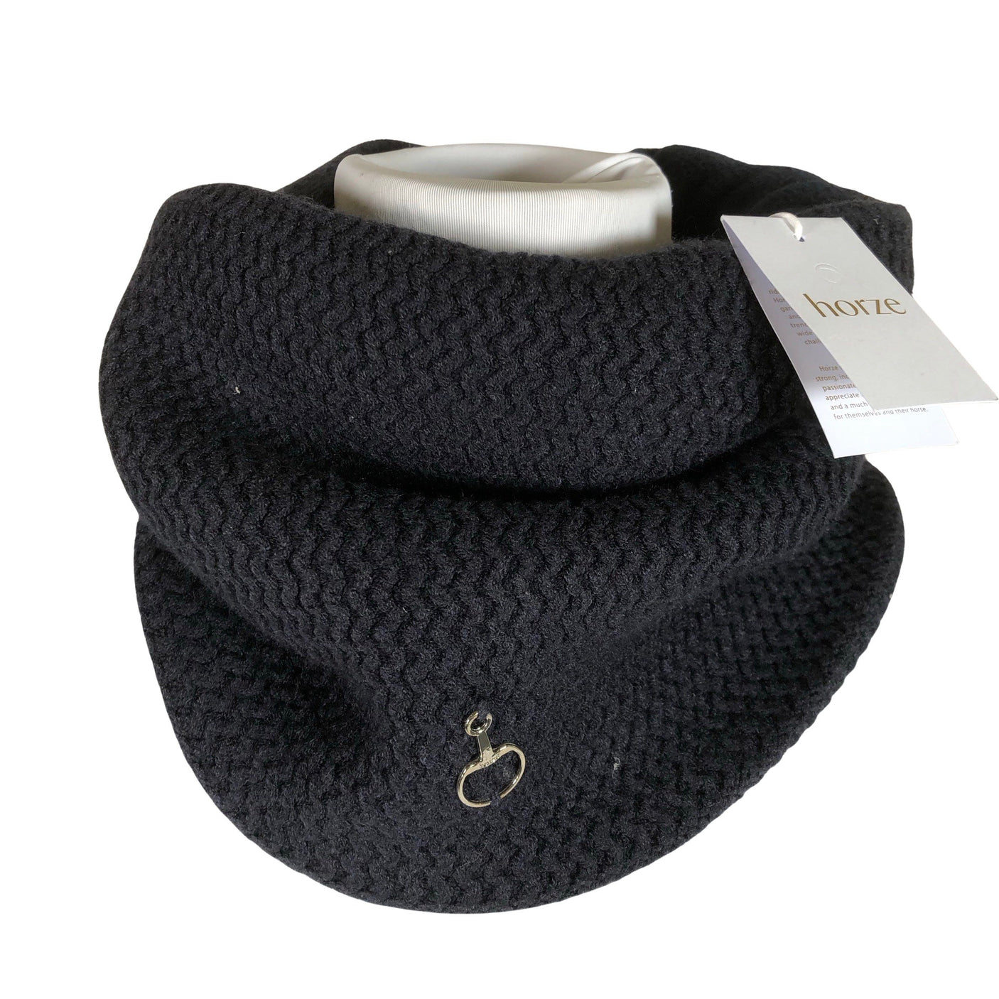 Unisex Horze - Circle scarf, size Midi - Blue (1)