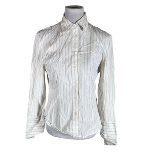 Unisex Friendtex - Collared shirt, size 38 - White (1)