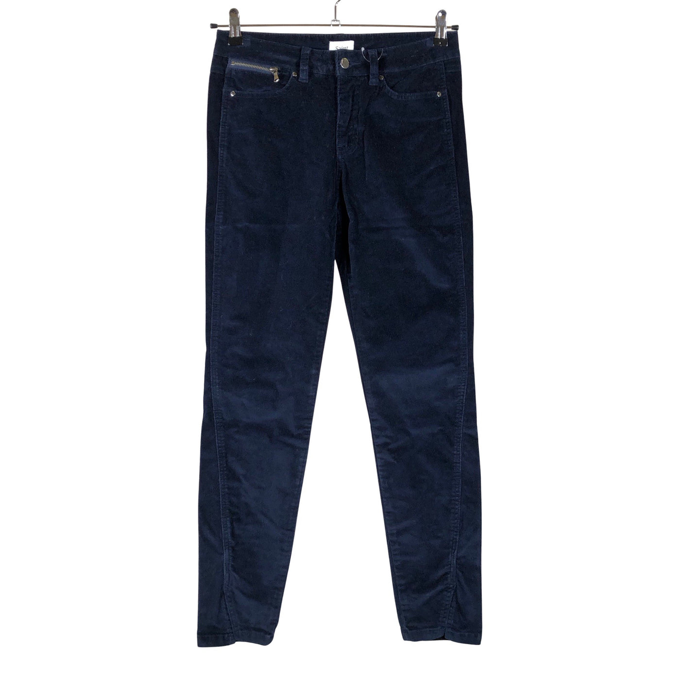 Unisex Saint Tropez - Velvet pants, size W28 - Blue (1)