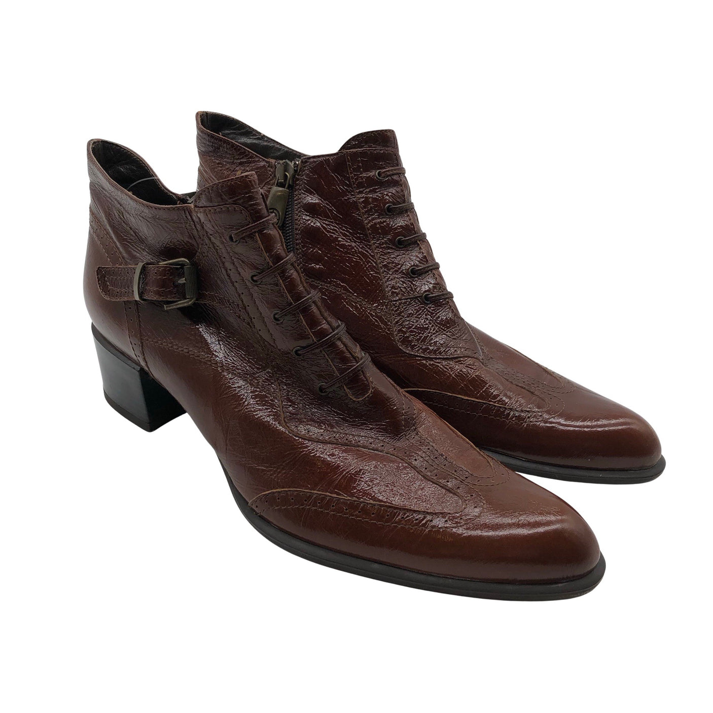 Unisex Giovanni Giusti - Ankle boots, size 39 - Brown (2)