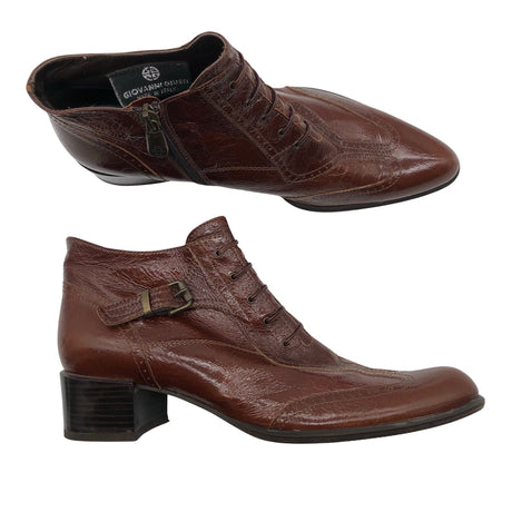 Unisex Giovanni Giusti - Ankle boots, size 39 - Brown ()