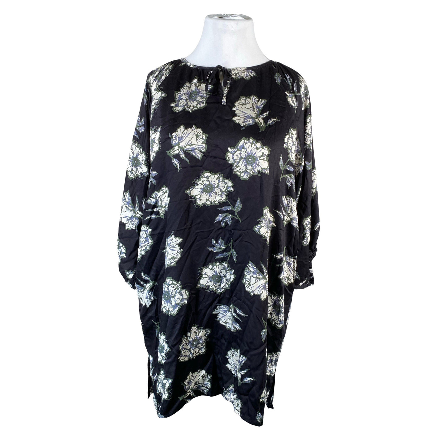Unisex Ze-Ze - Schiffon dress, size 42 - Black (1)