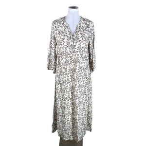 Unisex Part two - Schiffon dress, size 40 - Natural white (1)