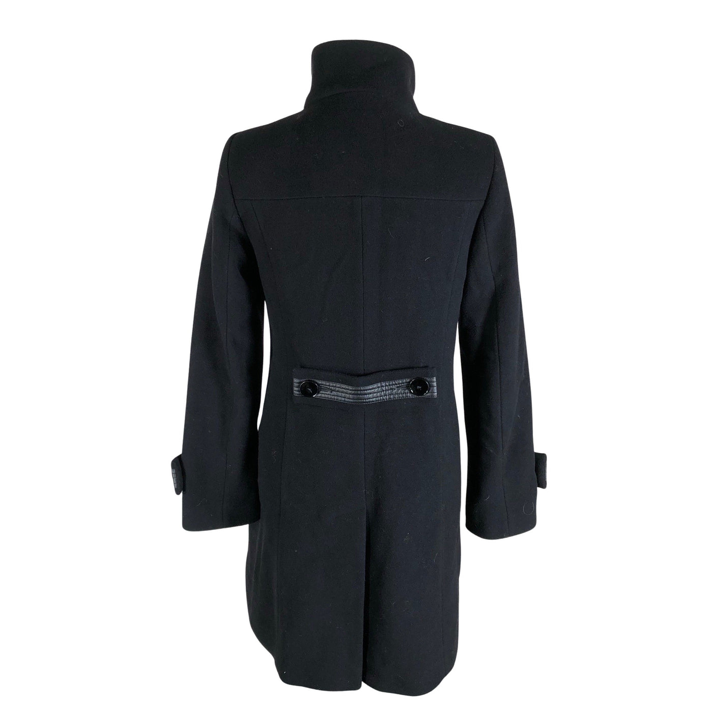 Unisex S.T.I - Wool coat, size 36 - Black (2)