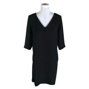 Unisex Selected - Schiffon dress, size 36 - Black (1)