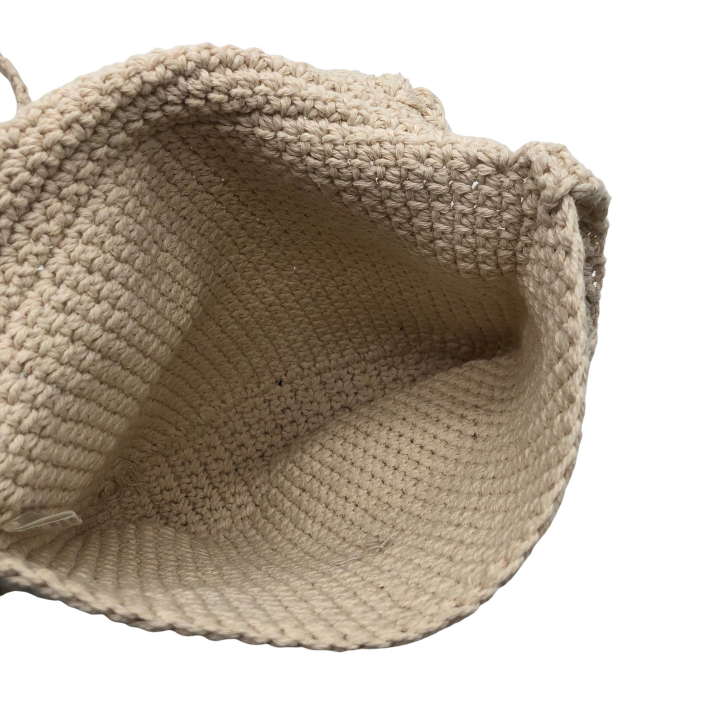 Unisex Handmade - Shoulder bag, size Mini - Beige (2)