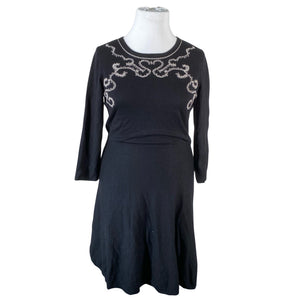 Unisex Monsoon - Knit dress, size 44 - Black (1)