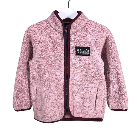Unisex Didriksons - Fleece jacket, size 86 - 92 - Light pink ()