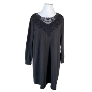 Unisex Zizzi - Knit dress, size 46 - Black (1)