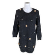 Unisex Punt Roma - Knit dress, size 38 - Black ()