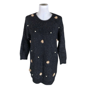 Unisex Punt Roma - Knit dress, size 38 - Black (1)