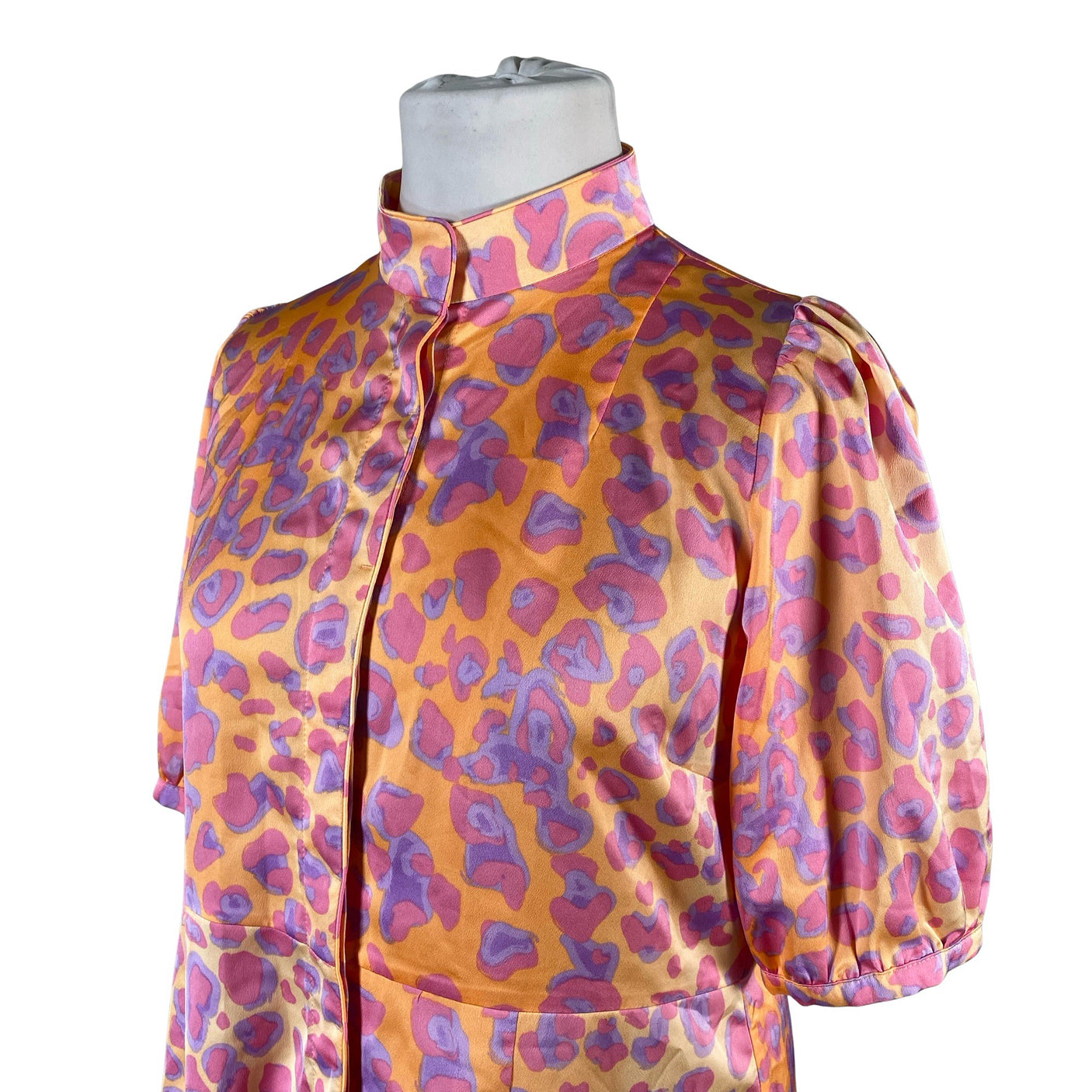 Unisex Cras - Schiffon dress, size 44 - Orange (2)