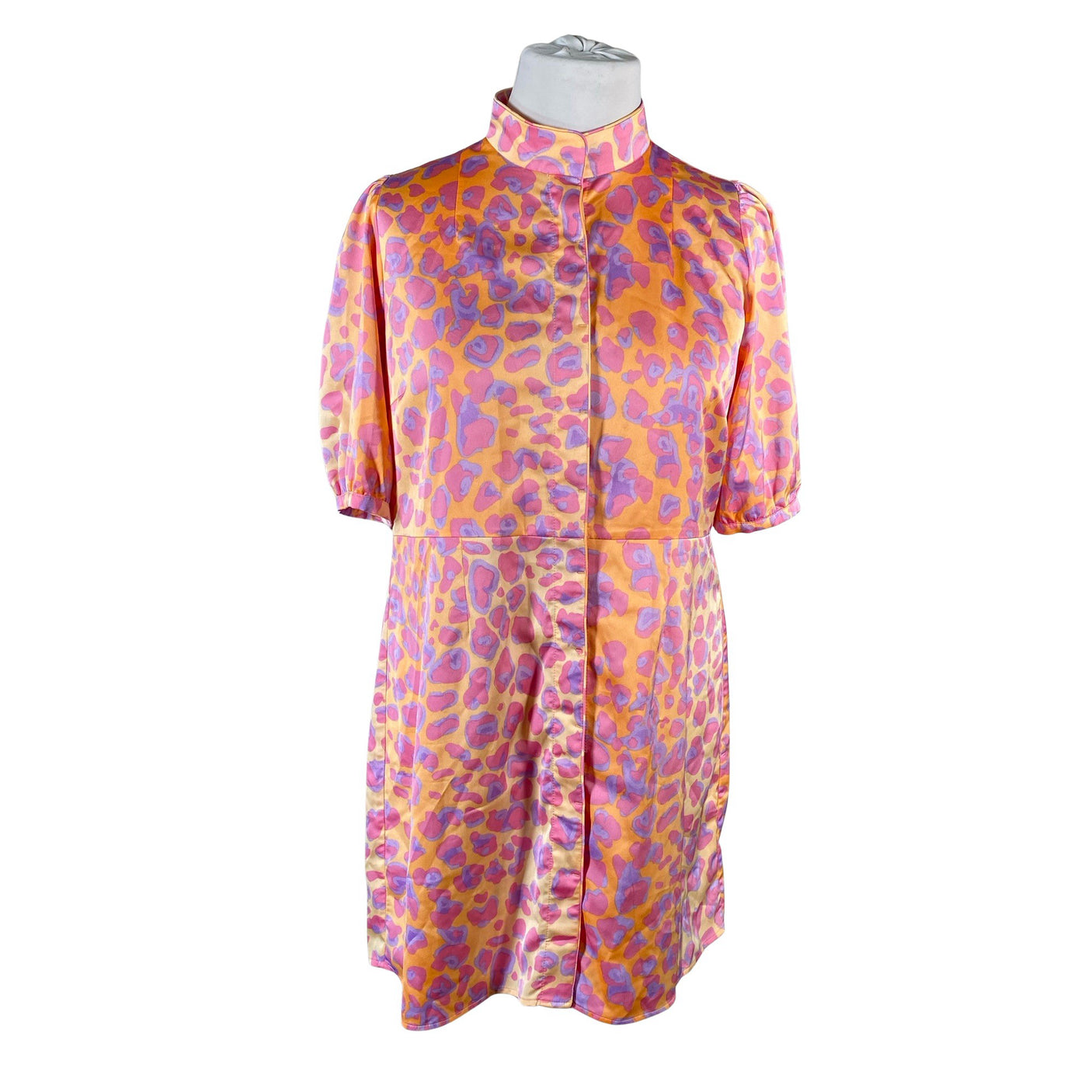 Unisex Cras - Schiffon dress, size 44 - Orange (1)