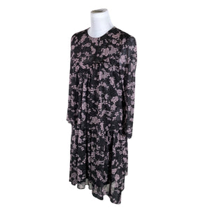 Unisex Rebecca Minkoff - Schiffon dress, size 40 - Black (3)