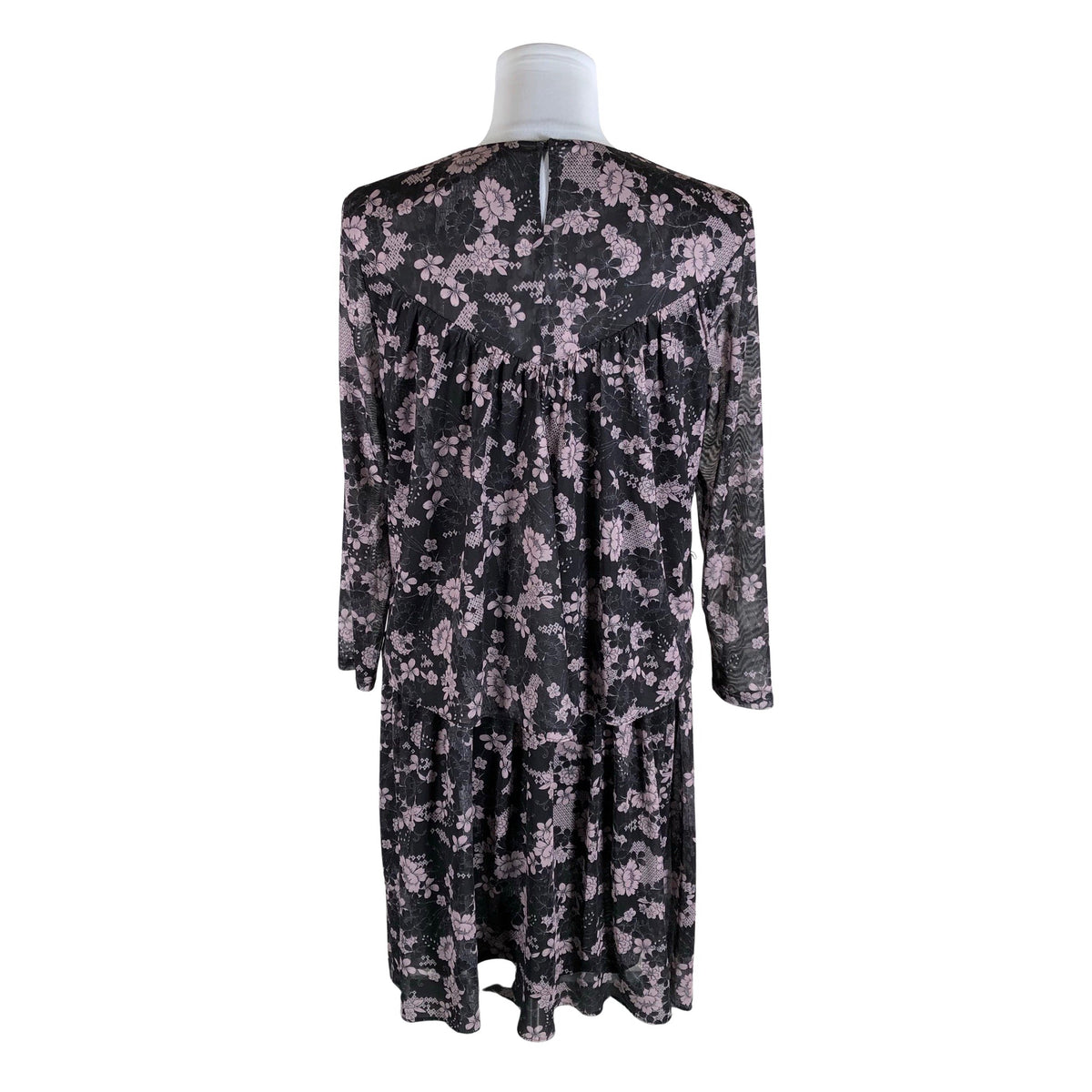 Unisex Rebecca Minkoff - Schiffon dress, size 40 - Black (2)