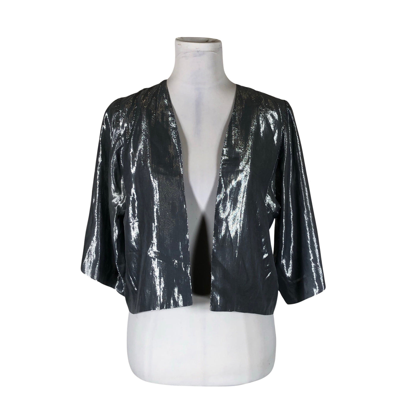 Unisex Filippa K. - Evening bolero jacket, size 40 - Silver (1)