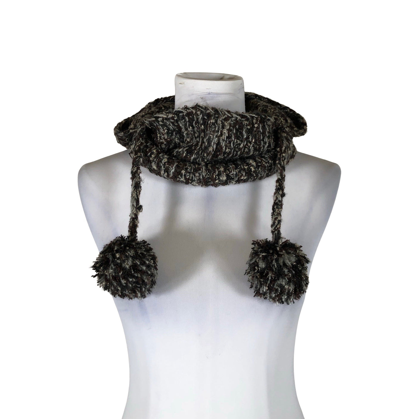 Unisex Coline - Circle scarf, size Mini - Brown (1)