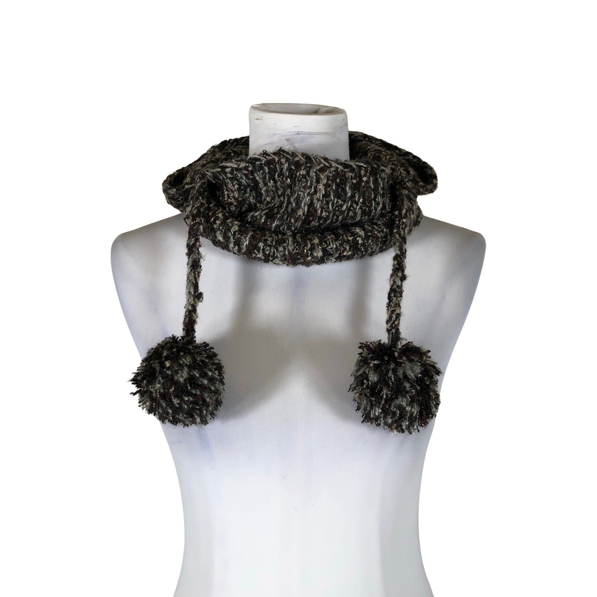 Unisex Coline - Circle scarf, size Mini - Brown (1)