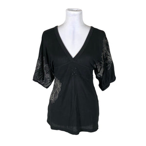 Unisex Desigual - T-shirt, size 38 - Black (1)