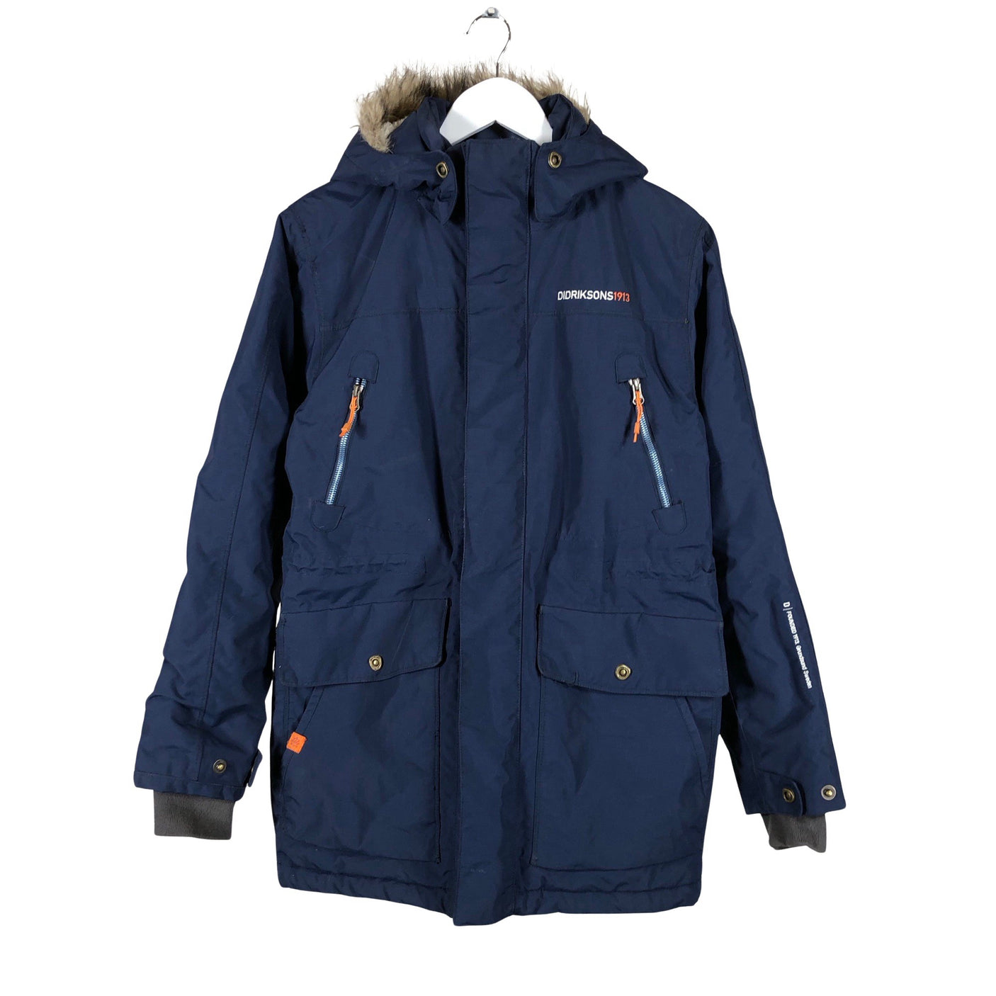 Unisex Didriksons - Winter jacket, size 164 - 170 - Blue (1)